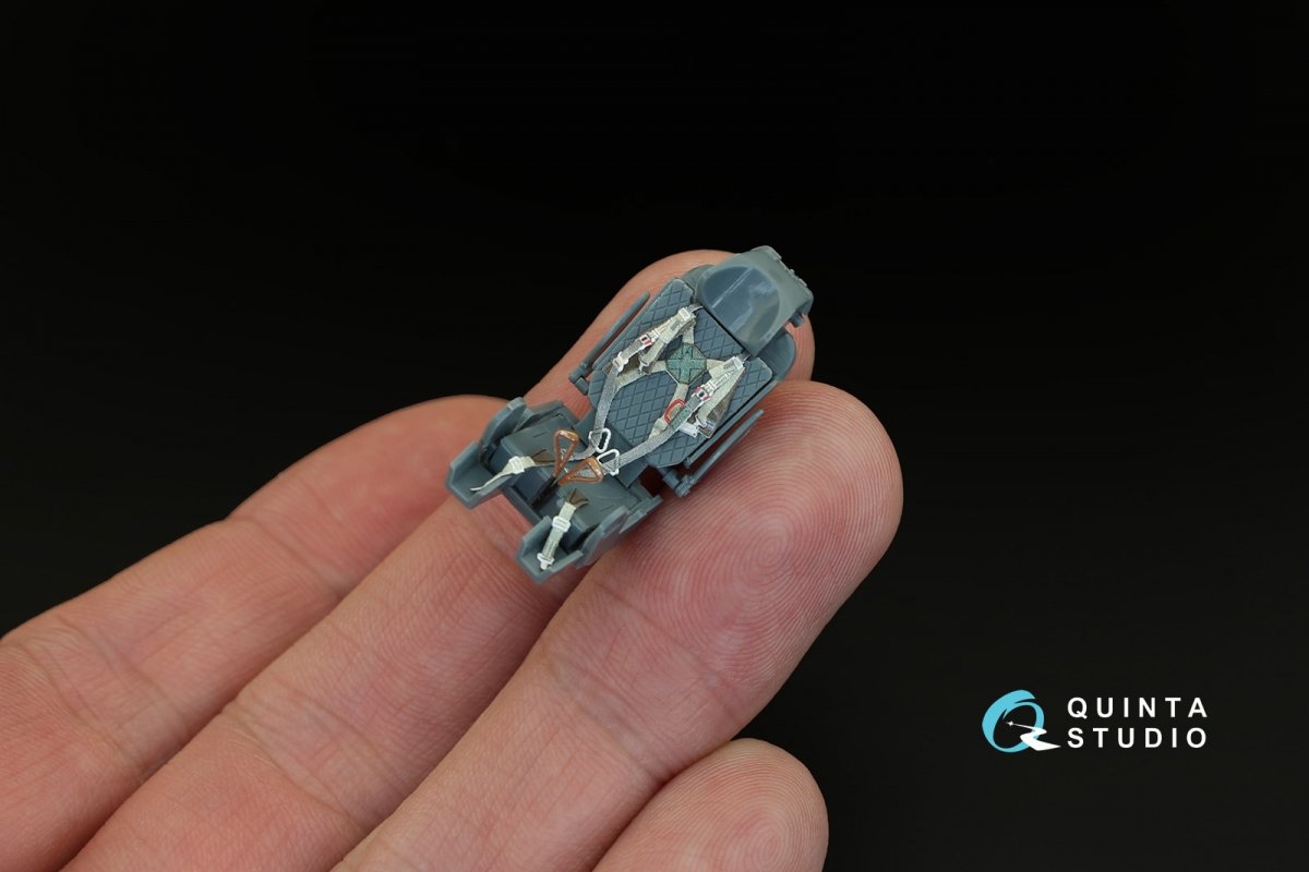 Quinta Studio QD48129 MiG-21PFM (gray color panels) 3D-Printed &amp;amp; colored Interior on decal paper (for Eduard kit) 1/48 – image 3