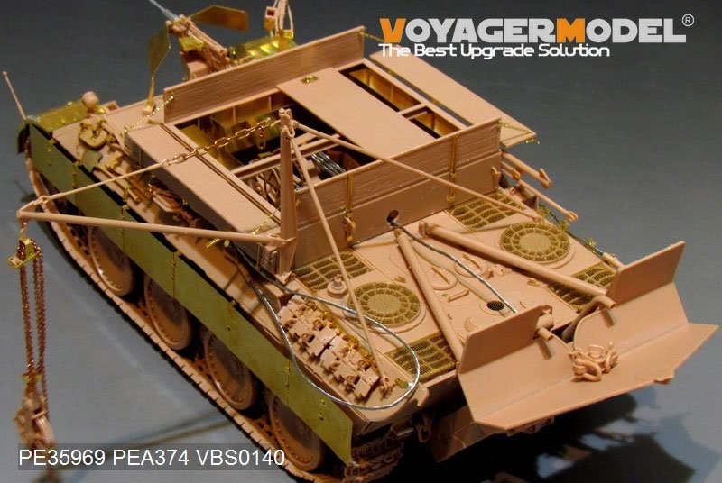Voyager Model PE35969 WWII German Bergepanther Ausf.A (Early type,Panther A tool holders) Basic For MENG SS-015 1/35 – image 8