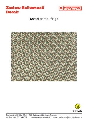 Techmod 72146 - Swirl Camouflage 1/72 – immagine 2