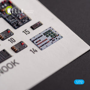KELIK K72144 HC.1 Chinook - interior 3D decals for Airfix kit 1/72 – zdjęcie 4