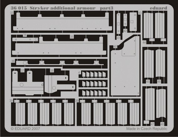 Eduard 36015 Stryker additional armour 1/35 Trumpeter – zdjęcie 3
