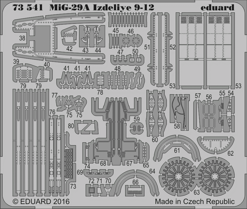Eduard 73541 MiG-29A Izdeliye 9-12 1/72 TRUMPETER – zdjęcie 2