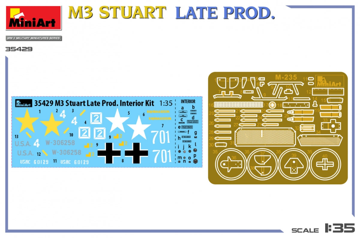 MiniArt 35429 M3 STUART LATE PROD. INTERIOR KIT 1/35 – Bild 10