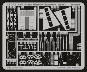 Eduard 48383 P-61 exterior 1/48 (MONOGRAM, REVELL) – zdjęcie 2