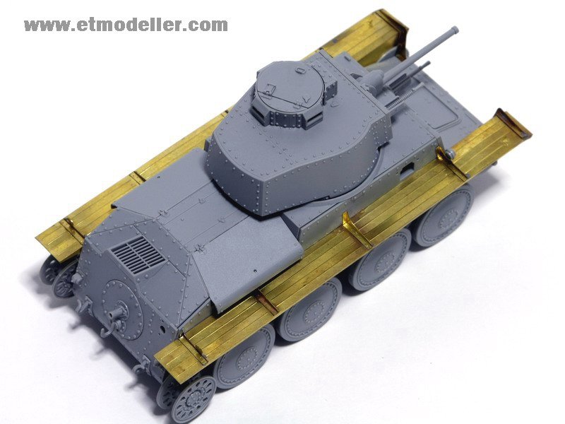 E.T. Model EA35-004 WWII German Pz.Kpfw.38(t) Fender For DRAGON Kit 1/35 – zdjęcie 2