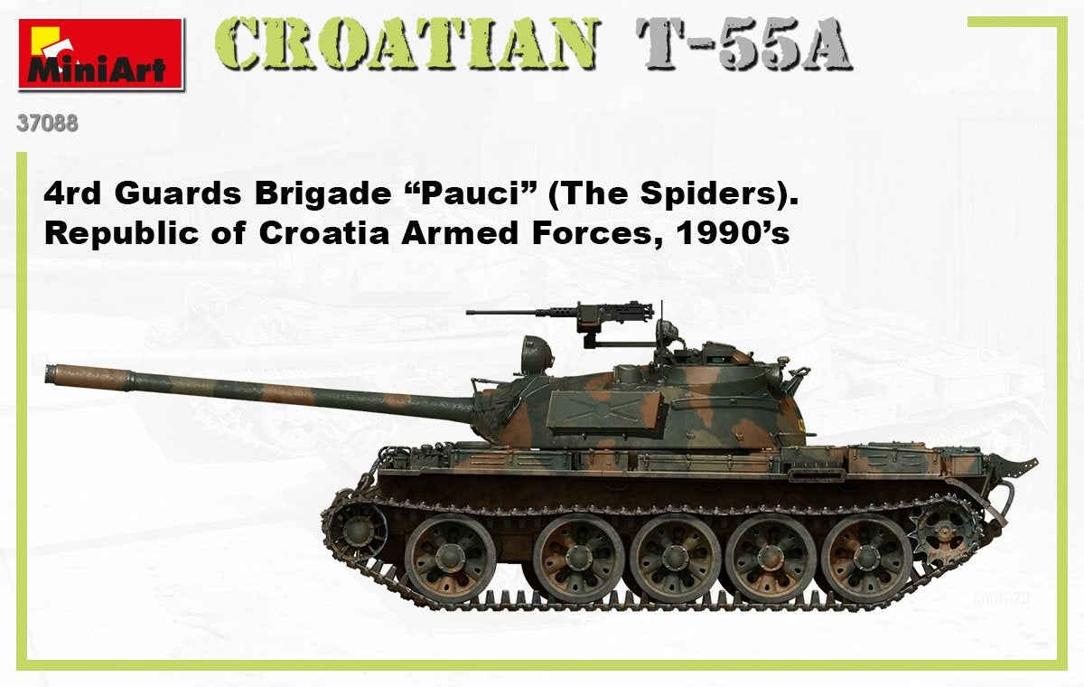 MiniArt 37088 CROATIAN T-55A 1/35 – zdjęcie 3