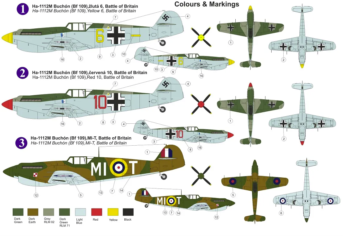 AZ Model AZ7669 HA-1112M-1L Buchón “The Movie Star” 1/72 – image 2