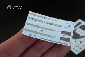 Quinta Studio QD32045 Bf 109G-10 3D-Printed &amp;amp; coloured Interior on decal paper (for Revell kit) 1/32 – zdjęcie 2