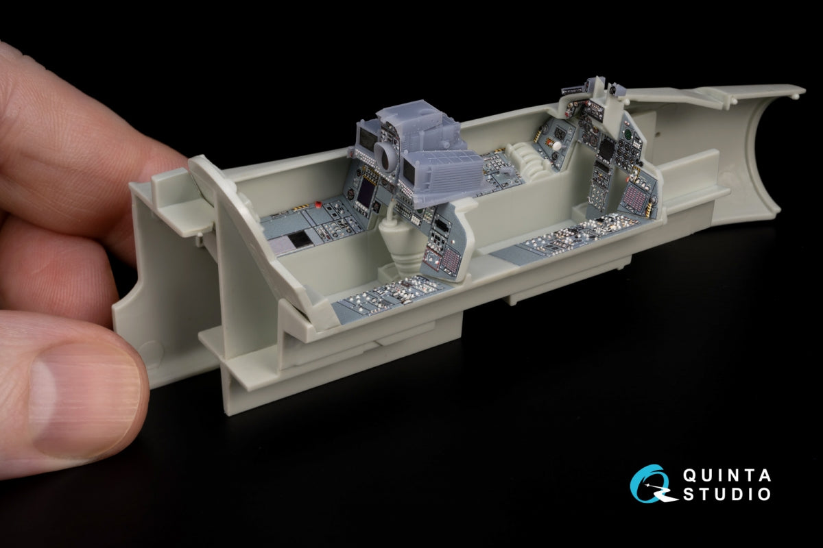 Quinta Studio QD+48264 Tornado ECR Italian 3D-Printed &amp;amp; colored Interior on decal paper (Revell) (with 3D-printed resin parts) 1/48 – image 15