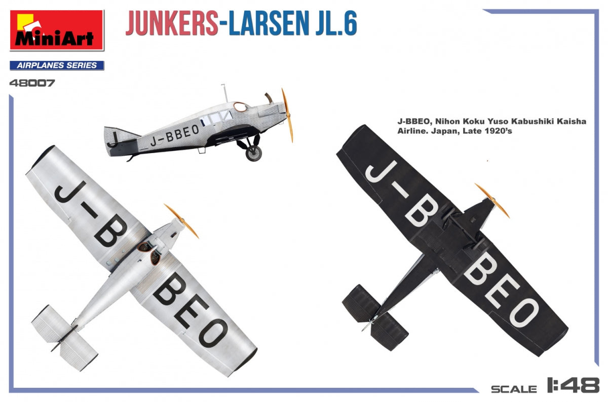 MiniArt 48007 Junkers-Larsen JL.6 1/48 – zdjęcie 6