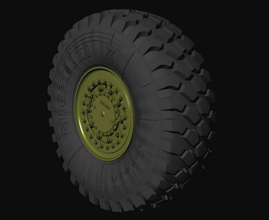 Panzer Art RE35-585 Kamaz 53949 “Typhoon” Road wheels 1/35 – zdjęcie 2