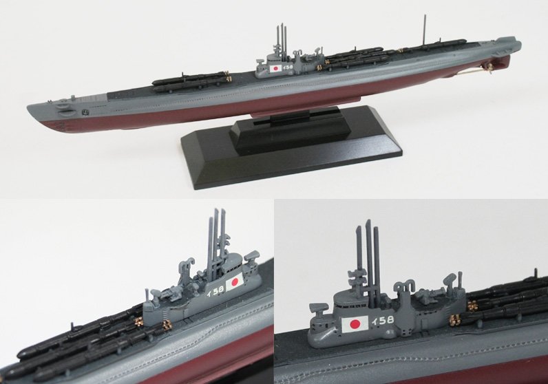 Pit-Road W122 IJN Submarine Type I-54 Class Submarine I-56 &amp;amp; I-58 1/700 – zdjęcie 4