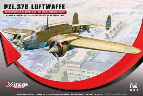 Mirage Hobby 481312 Łoś PZL 37 B/II bomber, Second production batch 1/48
