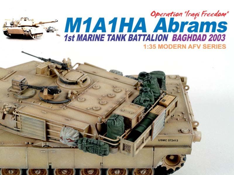 Dragon 3533 M1A1HA Abrams BAGHDAD 2003 1/35 – zdjęcie 4