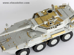 E.T. Model E35-003 Modern Spanish Army VRC-105 Centauro RCV (For TRUMPETER 00388) 1/35 – zdjęcie 7