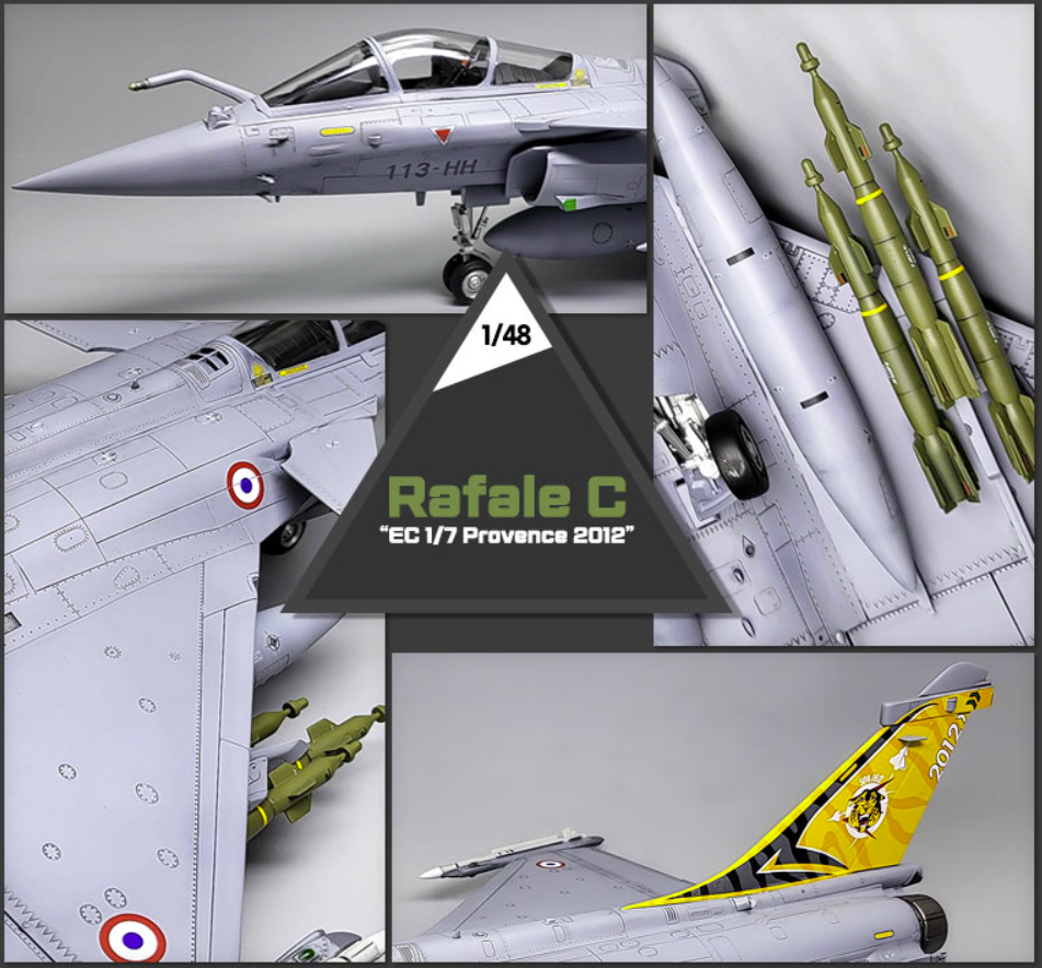 Academy 12346 Rafale C &amp;quot;EC 1/7 Provence 2012&amp;quot; 1/48 – zdjęcie 6