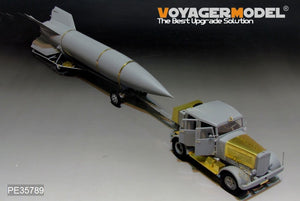 Voyager Model PE35789 WWII Hanomag SS100 Military Car w/V2 Rocket Transporter For TAKOM 2110 1/35 – zdjęcie 4