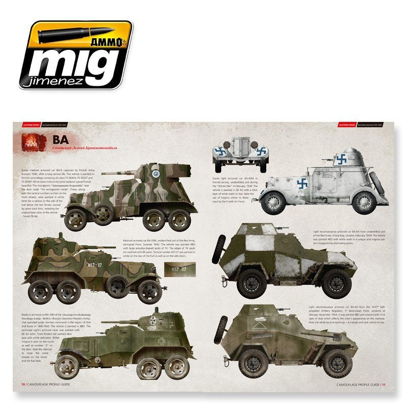 AMMO of Mig Jimenez 6007 EASTERN FRONT. RUSSIAN VEHICLES 1935-1945. CAMOUFLAGE GUIDE (English) – image 2