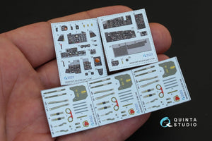 Quinta Studio QD48132 F-4S 3D-Printed &amp;amp; colored Interior on decal paper (for ZM SWS kit) 1/48 – image 2