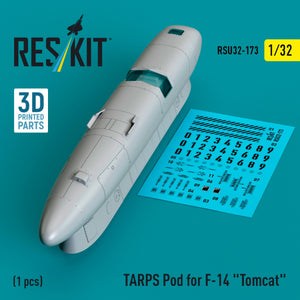 RESKIT RSU32-0173 TARPS pod for F-14 &amp;quot;Tomcat&amp;quot; (1 pcs) (3D printed) 1/32 – zdjęcie 2