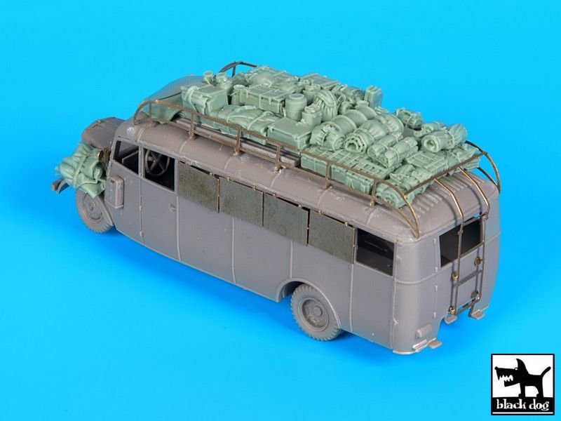 Black Dog T72105 Opel 3.6-47 Omnibus stabwagen accessories set for Roden 1/72 – zdjęcie 4