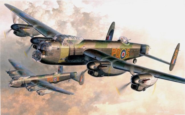 Hasegawa E23 Lancaster B.Mk.I/Mk.III 1/72 – zdjęcie 2