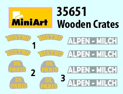 MiniArt 35651 WOODEN CRATES 1/35 – zdjęcie 2