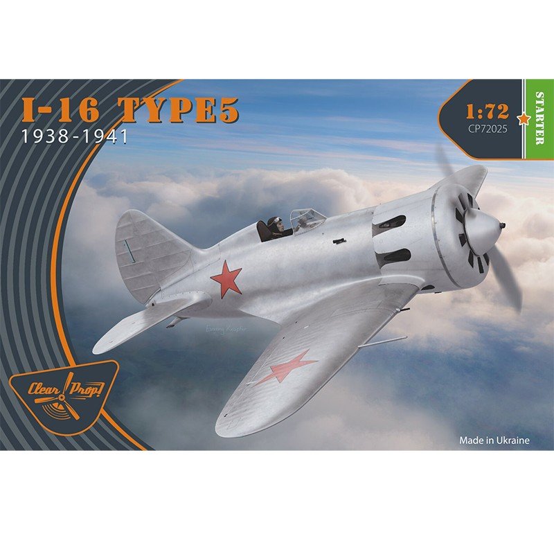 Clear Prop! CP72025 I-16 Type 5 (1938-1941) KIT DE DÉMARRAGE 1/72
