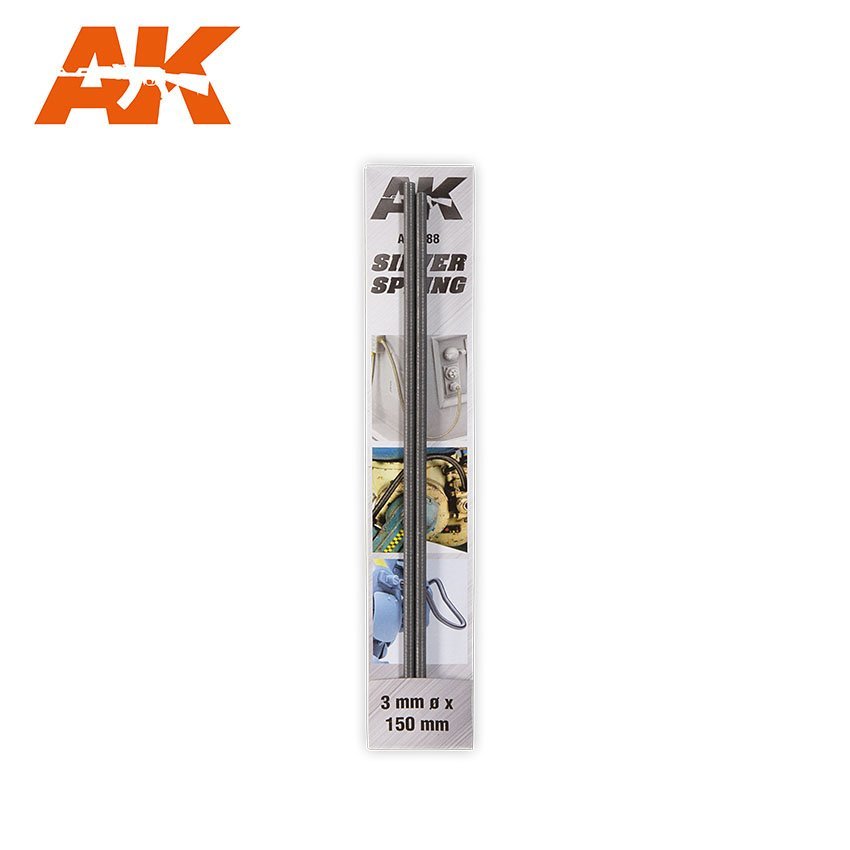 AK Interactive AK9188 SILVER SPRING 3MM Ø