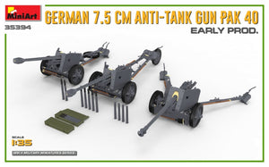 MiniArt 35394 GERMAN 7.5CM ANTI-TANK GUN PAK 40. EARLY PROD 1/35 – image 3