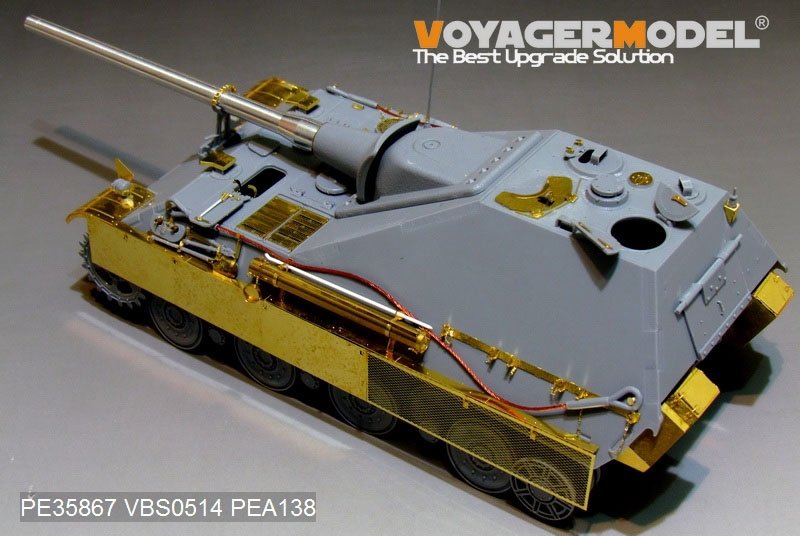 Voyager Model PE35867 WWII German Jagdpanther II tank destroyer basic gor AMUSING HOBBY 1/35 – zdjęcie 4
