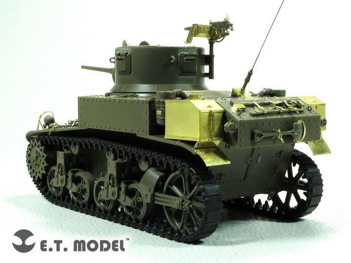 E.T. Model E35-280 U.S. M3 STUART Light Tank（Late Production) (For TAMIYA 35360) 1/35 – zdjęcie 3