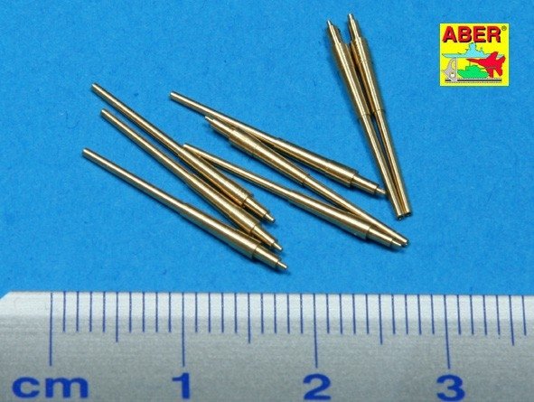 Aber 1/700L-14 Set of 8 pcs 380 mm barrels for ships: Bismarck, Tirpitz 1/700 – image 2