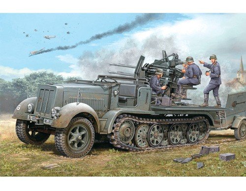 Trumpeter 01523 German 2cm Flakvierling 38 Auf Selbstfahrlafette 1/35