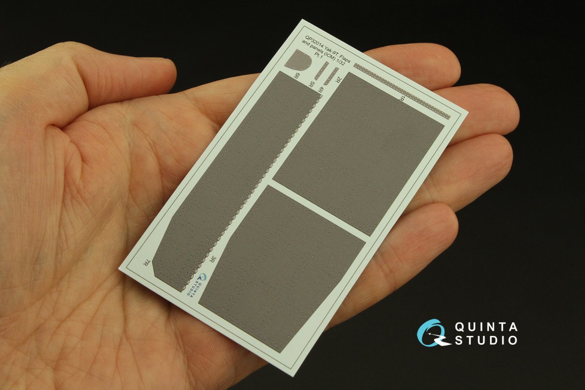 Quinta Studio QP32014 Yak-9T Flaps and Panels (ICM) 1/32 – zdjęcie 4