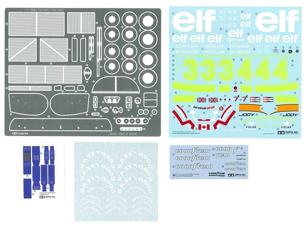Tamiya 12036 Tyrrell P34 Six Wheeler - with Photo Etched Parts 1/12 – image 5