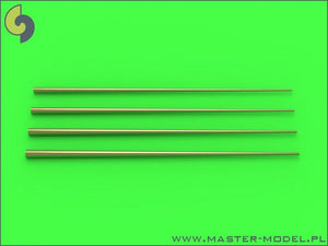 Master SM-350-090 Set of universal tapered masts No2 (length = 100mm each, diameters = 0.7/2.2mm; 0.8/2.5mm; 0.9/2.8mm; 1/3mm) 1/350