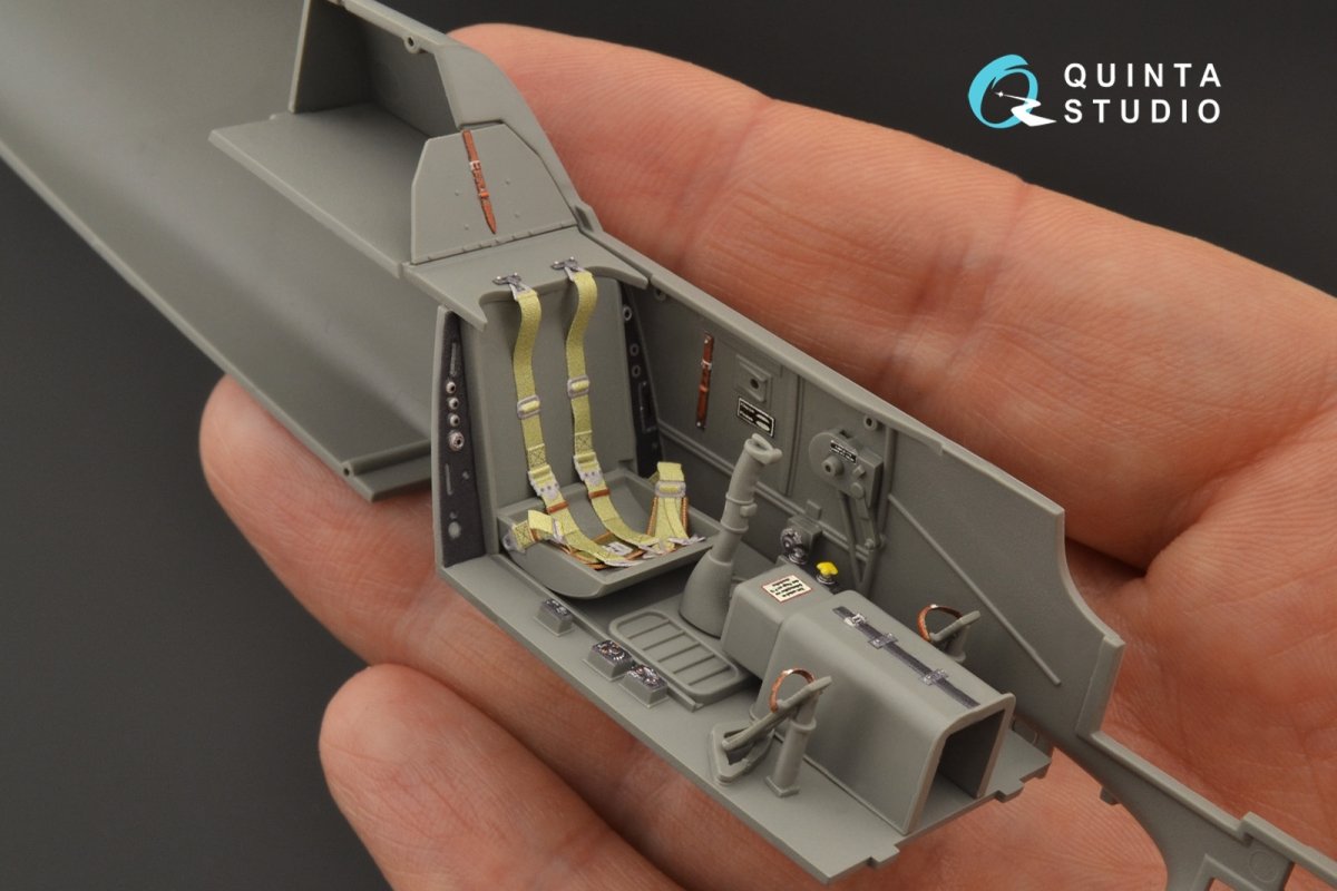 Quinta Studio QD35041 Bf 109G-6 3D-Printed &amp;amp; colored Interior on decal paper (for Border Model kit) 1/35 – image 5