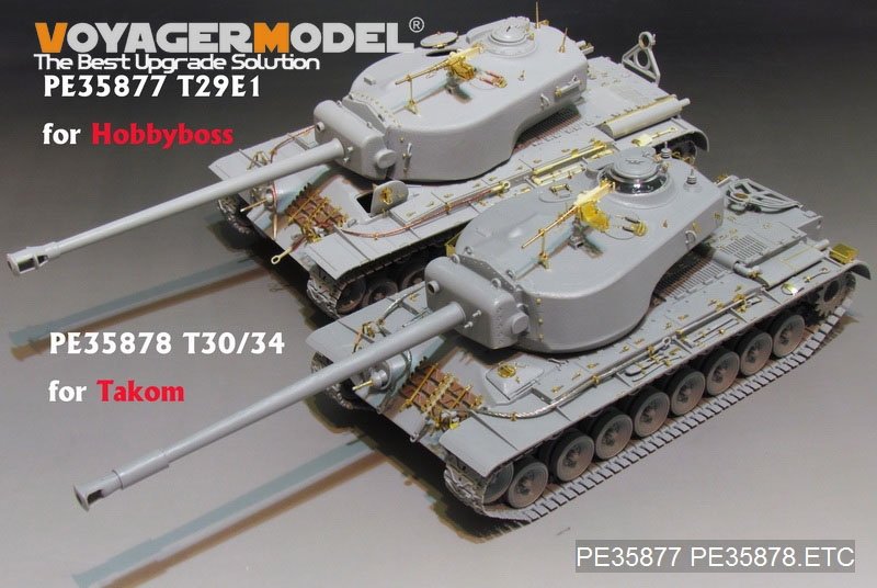 Voyager Model PE35878 WWII US T-30/34 Super Heavy tank for TAKOM 1/35 – zdjęcie 10