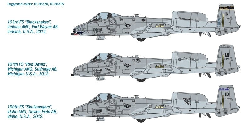 Italeri 2725 A-10C Blacksnackes 1/48 – image 2