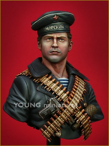 Young Miniatures YM1821 The Black Devil The Soviet Naval Infantry in the WW2 1/10 – image 2