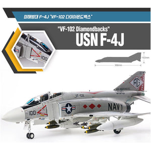 Academy 12323 USN F-4J VF-102 Diamondbacks 1/48 – zdjęcie 2