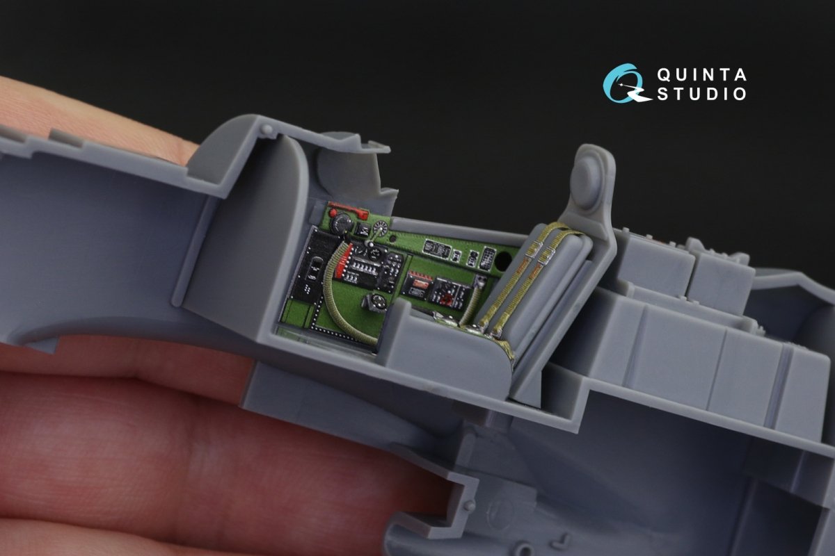 Quinta Studio QD48253 P-51D 3D-Printed &amp;amp; coloured Interior on decal paper ( Tamiya ) 1/48 – zdjęcie 7