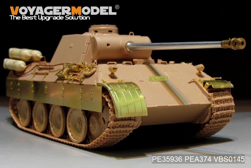 Voyager Model PE35936 WWII German Panther D w/&amp;quot;Stadtgas&amp;quot; Fuel Tanks Basic For MENG TS-038 1/35 – zdjęcie 15