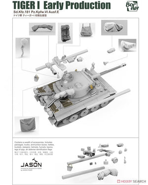 Border Model BT-010 Tiger I Early Production Sd.Kfz.181 Pz.Kpfw.VI Ausf.E 1/35 – image 5
