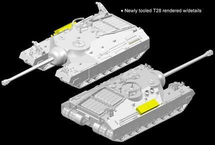 Dragon 6750 T28 Super Heavy Tank 1/35 – image 9