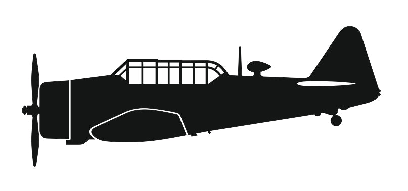 Omask 150340 sticker T-6G Texan (15cm black)