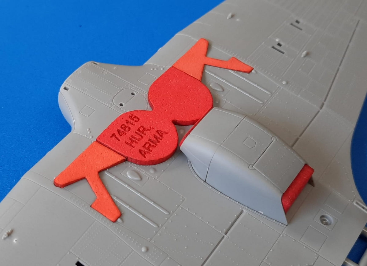 Omask 74815 Hawker Hurricane wheel bay plugs (for Arma Hobby) 1/48 – image 2