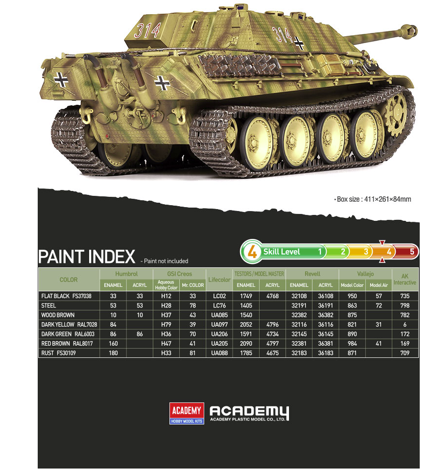 Academy 13539 German Sd.Kfz. 173 Jagdpanther Ausf.G1 1/35 – image 5