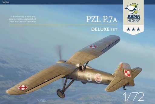 Arma Hobby 70005 PZL P.7a - Deluxe Set 1/72